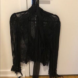 Self portrait lace top